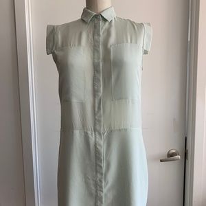 T by Alexander Wang Mint Silk Dress